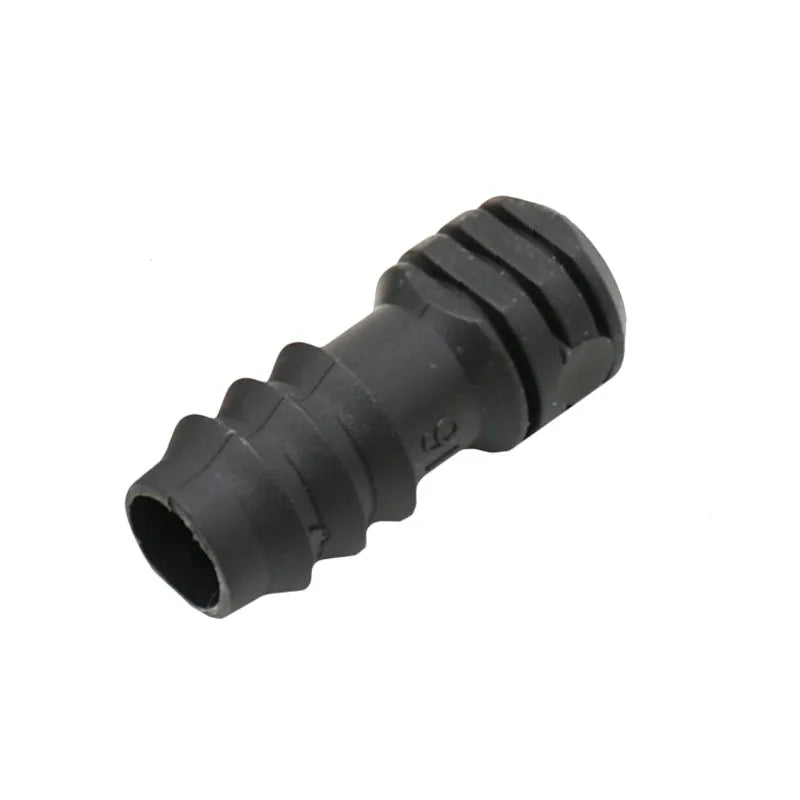 16mm Garden Hose End Plug 1/2" – Plastic Water Seal Stopper Fittings for Drip Irrigation System (10pcs Set)