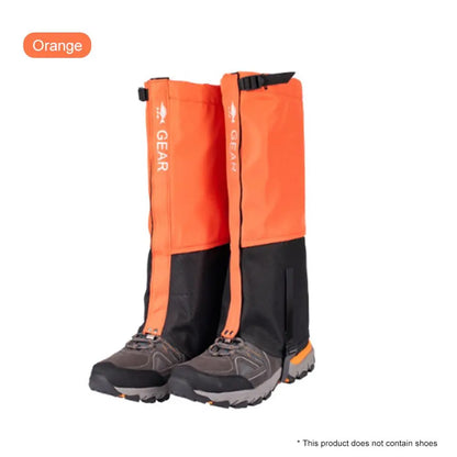 Waterproof Outdoor Travel Leg Warmers: Hiking Leg Gaiters for Climbing, Camping, and Winter Tours - Snow Foot Covers for Protection
