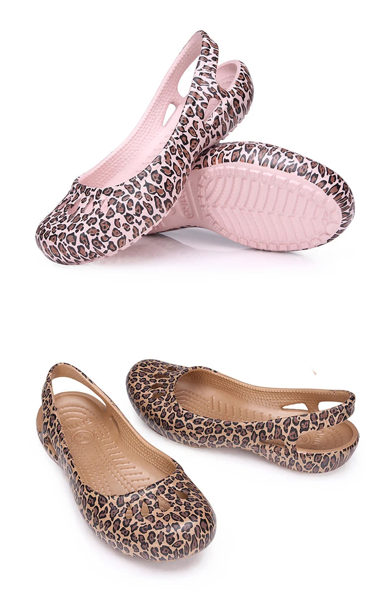 RYAMAG Women’s Clogs Jelly Sandals – Non-Slip Summer Hole Shoes, Waterproof EVA Flat Slippers for Home & Garden