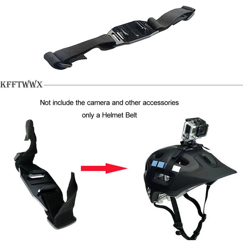 GoPro Accessories Kit — Strap, Tripod Mount & More for Hero 12–4, Yi 4K, SJ4000, EKEN H9, AKASO, DBPOWER Action Cameras