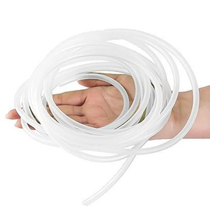 Silicon Aquarium Oxygen Pump Hose - 4x6mm, 1m/3m/5m/10m, Food Grade Tube for Fish Tank & Pond