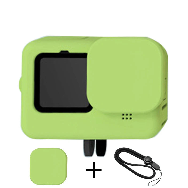 Soft Silicone Protective Case for GoPro Hero 9–13 Black – Rubber Housing Shell Accessory