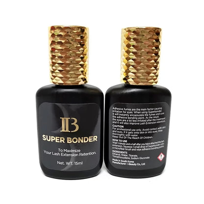 IB Super Bonder 15ml Clear Glue — Original Eyelash Extension Adhesive & Fixing Agent for False Lashes Makeup Tools