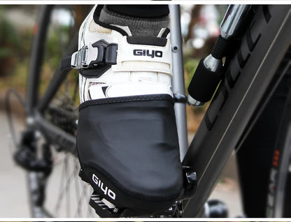 GIYO Winter Bicycle Toe Covers – Rainproof & Windproof Bike Shoe Covers for MTB & Road Cycling, Men & Women Booties