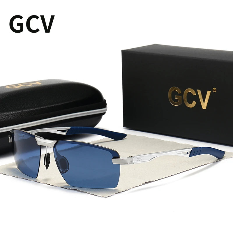 GCV Ultralight Polarized Sunglasses – Fashion Sports Eyewear for Men, Ideal for Driving, Fishing, Outdoor Travel, UV Protection Goggles