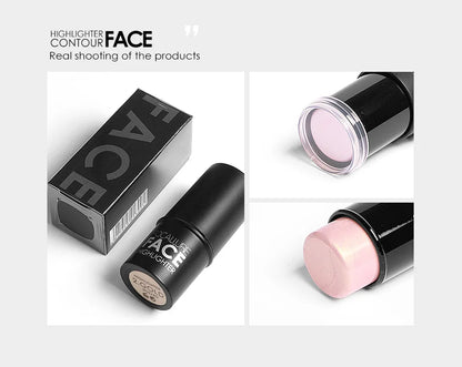 FOCALLURE Bronzer Highlighter Stick - Waterproof Body & Face Contour, Corrector & Illuminator Cream for Women's Makeup