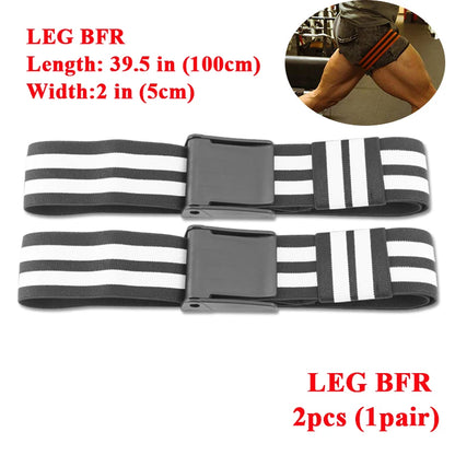 BFR Blood Flow Restriction Bands – Gym Fitness Training Straps for Arms & Legs, Muscle Growth, Bodybuilding & Weightlifting Occlusion Bands