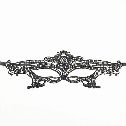 Sexy Lace Eye Mask for Women — Venetian Masquerade, Halloween & Carnival Half-Face Cosplay Party Mask