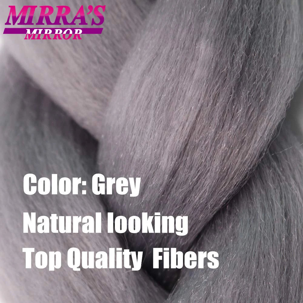 41" Jumbo Braiding Hair Extensions – Purple, Pink & Blue Ombre Synthetic Hair for Box Braids, Wholesale Support