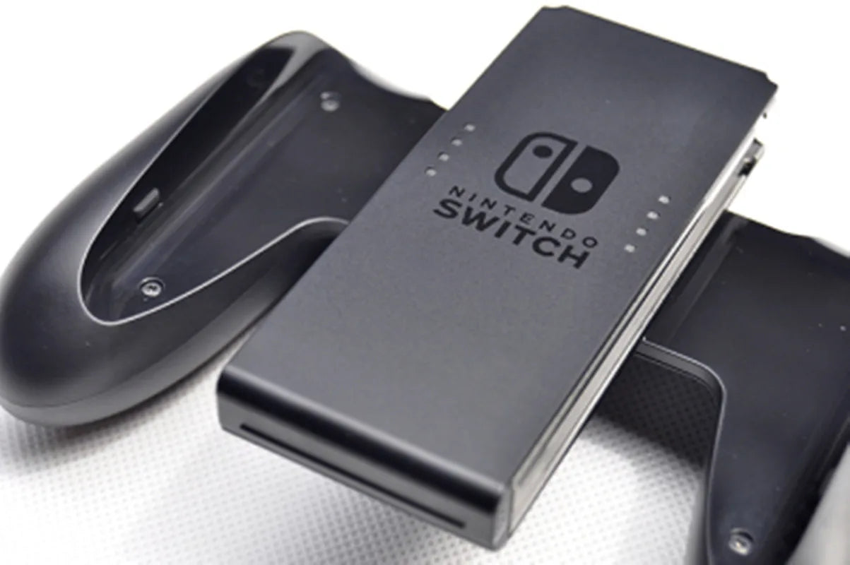 Original Non-Charging Grip for Nintendo Switch JoyCon: Enhance Gaming Comfort with Black Handle Holder - Brand New!