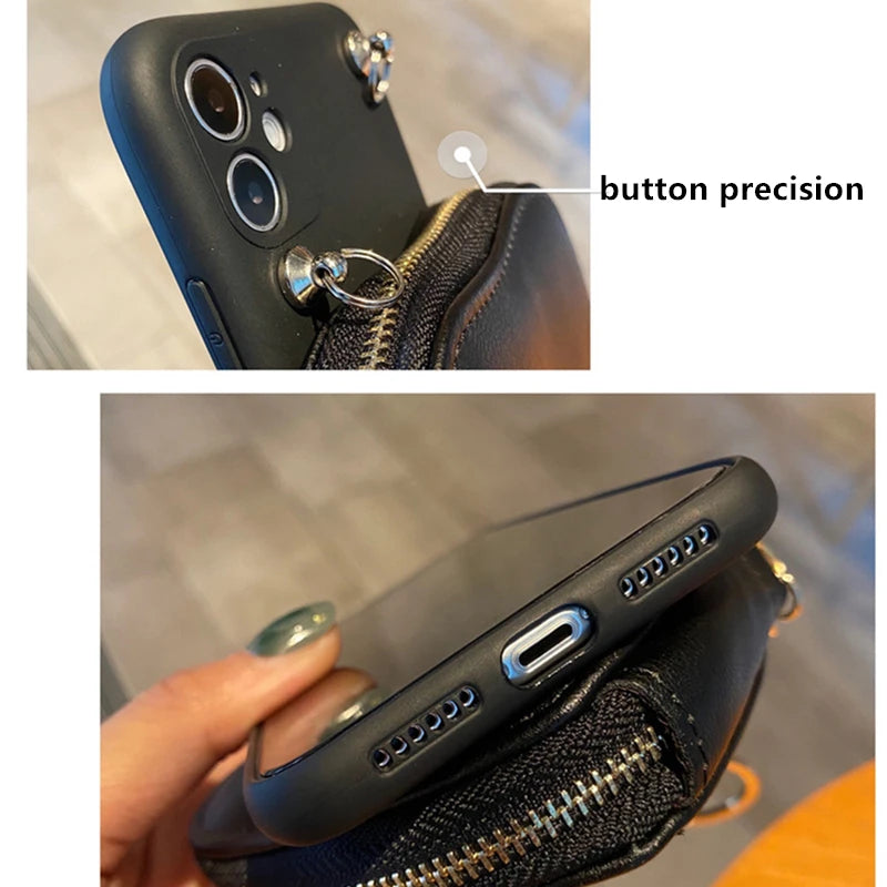 Big Love Heart Crossbody Wallet & Lipstick Bag – Girl’s Gift Case for iPhone 16 Pro Max, 15, 14/14 Pro Max, 13, 12, 11, Xs, Xr, 8 Plus
