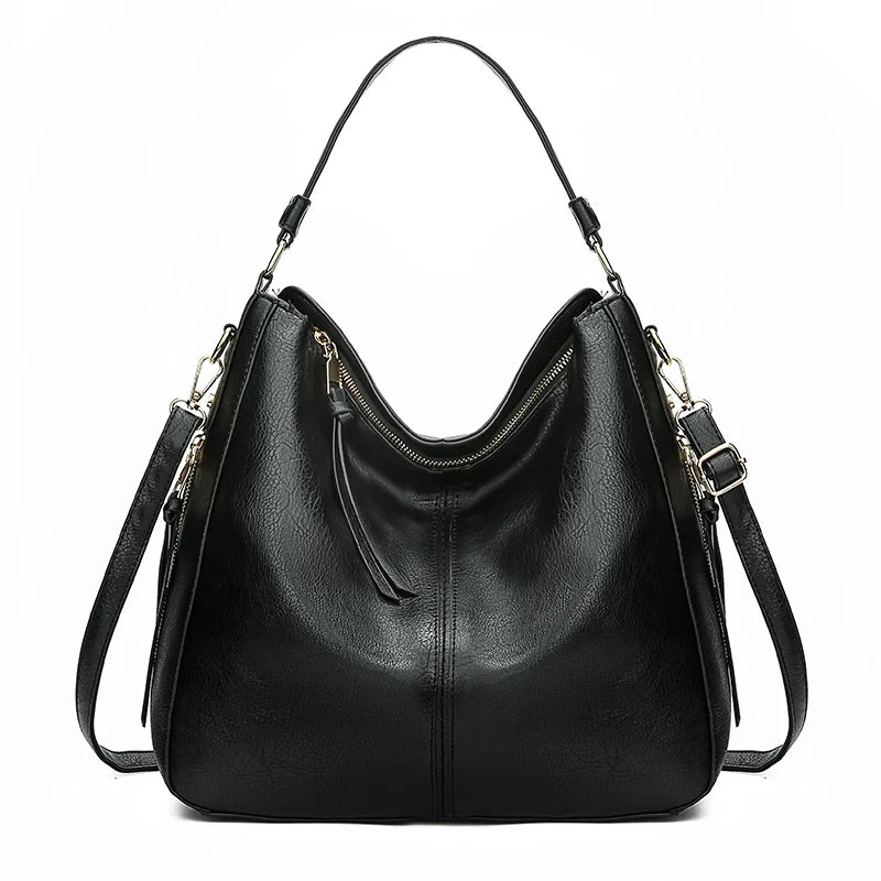 DIDABEAR Leather Hobo Bag for Women - Fashion Shoulder Bag, Large Capacity Vintage Tote Purse