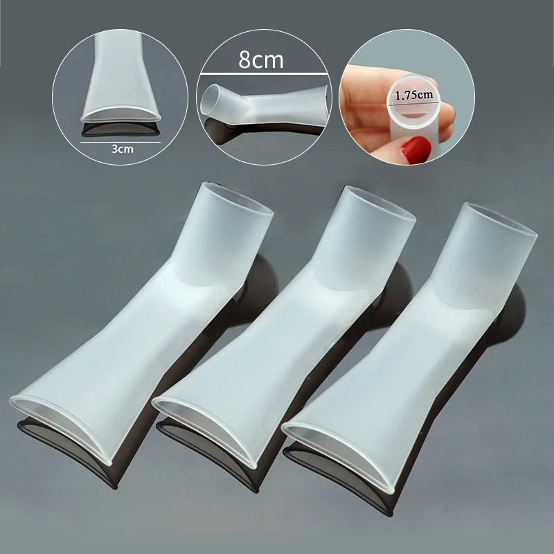 3-Piece Household Nebulizer Kit — Inhaler Cup and Compressor Mouthpieces, Medical Steam Inhaler Accessories