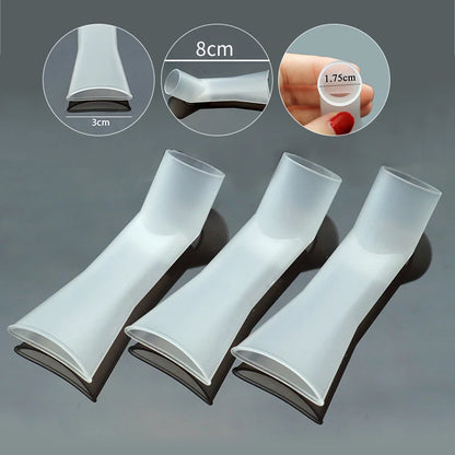 3-Piece Household Nebulizer Kit — Inhaler Cup and Compressor Mouthpieces, Medical Steam Inhaler Accessories