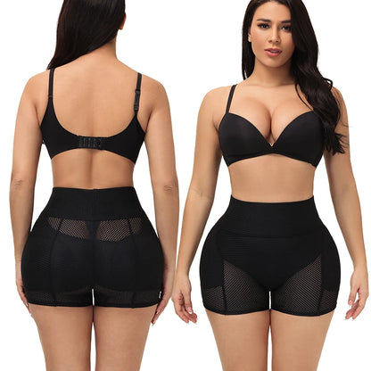 Butt Lifting Hip Enhancer Cushion – Padded Mesh Control Panties for Natural Curves