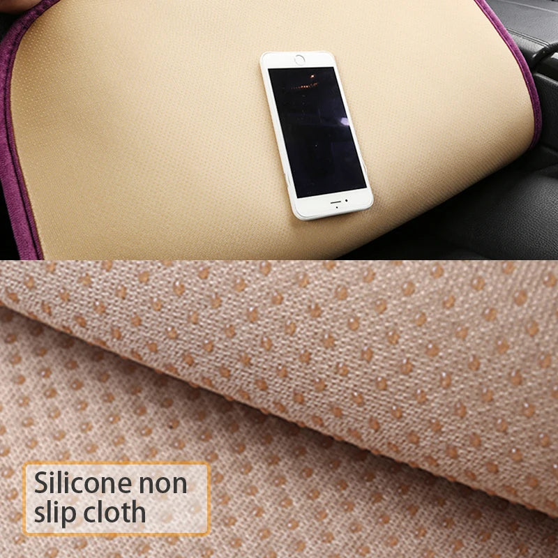 SEAMETAL Plush Anti-Slip Car Seat Cover Cushion – Soft Universal Auto Seat Protector Pad for Sedan, SUV & Pickup Truck Interior Accessories