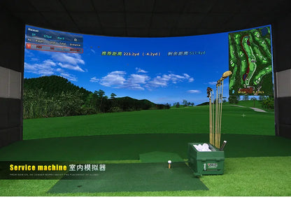 PGM Semi-Automatic Golf Ball Machine – ABS Automatic Ball Dispenser, Golf Clubs Holder, Training Service Equipment