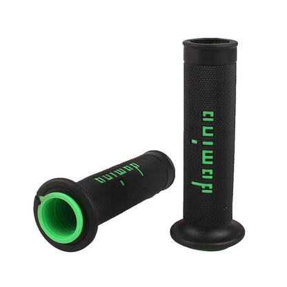 7/8" (22/24mm) Gel Rubber Domino Motorcycle Handlebar Grips — Universal for KTM Yamaha Pit Bike Motocross (9 Colors)