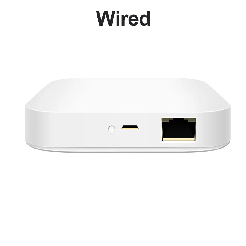 Tuya ZigBee 3.0 Smart Hub - Wireless/Wired Gateway Bridge for App & Voice Control, Alexa & Google Home Compatible