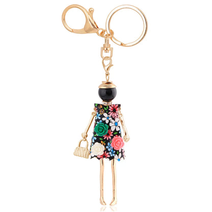 Trendy Women’s Metal Charm Keychain 2026 – Cute Statement Bag Pendant Jewelry Gift for Ladies