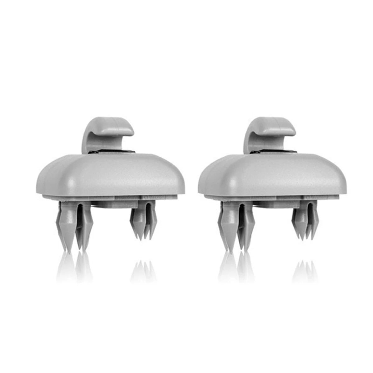 Audi Interior Sun Visor Hook Clip Replacement – 8E0857562A / 8U0857562 for A1 A3 A4 A5 A7 Q3 Q5 S4 S5 (Grey/Black/Beige)