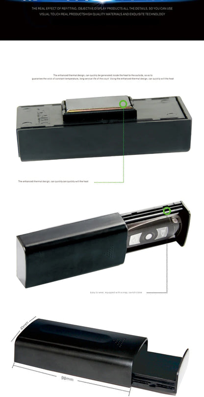 NewCreative Magnetic Black Safe Box — Hidden Key Storage for Home, Office, Car, Truck, and Caravan