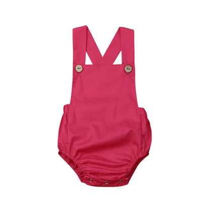 Newborn Baby Sleeveless Romper - Casual Summer One-Piece Jumpsuit for Boys & Girls