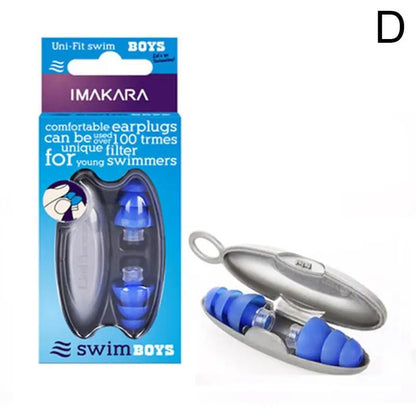 Silicone Noise Reduction Earplugs for Sleep – Soundproof, Anti-Bruit, Comfortable Ear Plug with Carrying Case