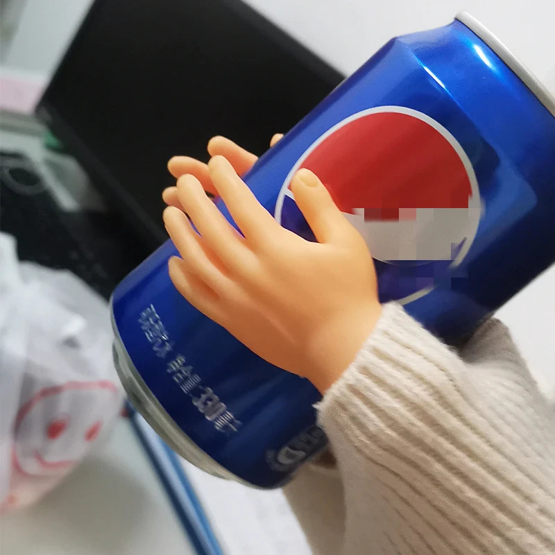 Simulation Mini Silicone Hands – Funny Finger Puppet Toys for Pranks, Cats & Novelty Teasing