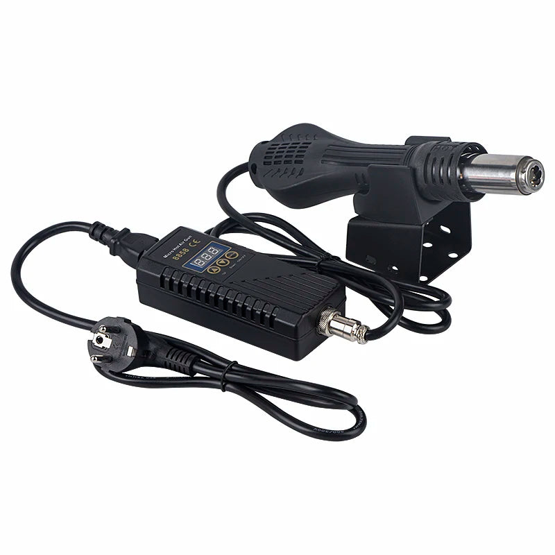 JCD 750W Heat Gun – Digital Display Micro Rework Soldering Station & Hot Air Gun for Welding & Repair, Model 8858