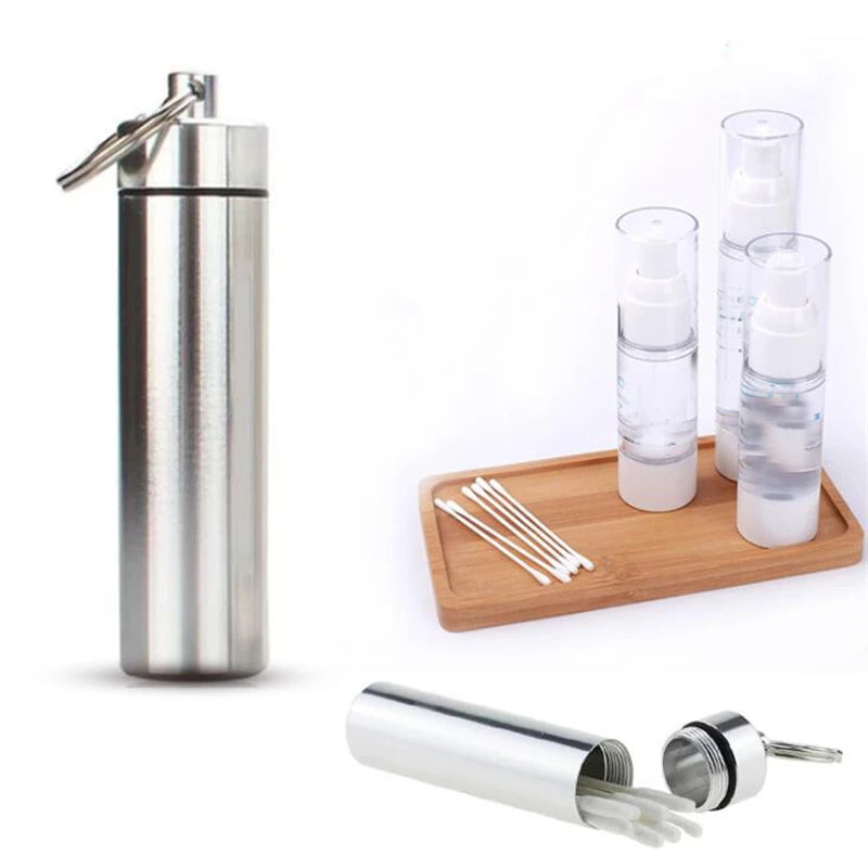 Durable Stainless Steel Toothpick Holder - Portable Rustproof Stand for Outdoor, Household, and Travel - Seal Storage Container Box Holder Case