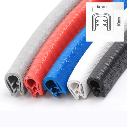2/5/10M Car Door Edge Protector Strip - Anti-Collision Scratch Guard Trim with Steel Reinforcement for Auto Styling & Vehicle Protection