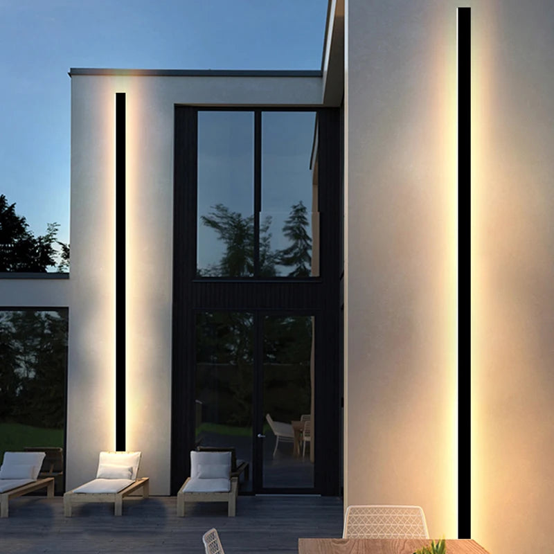 LED Outdoor Wall Light – Modern Waterproof IP65 Porch & Patio Lamp, Rainproof Exterior Wall Sconce for Garage & Garden