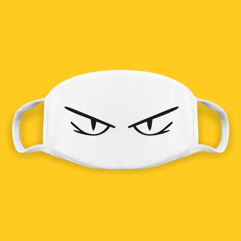 Kawaii Anime Expression Cotton Face Mask – Breathable Smile Mouth Muffle for Unisex Korean Style