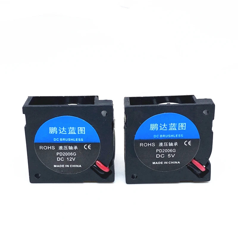 20×20×6mm Mini Blower Fan - 5V/12V 11000RPM Ultrathin 2-Pin 3-Pin 4-Pin PWM Laptop Cooling Fan