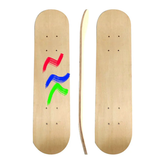43cm Maple Skateboard Deck – Blank DIY Hand-Painted Decorative Board for Adults & Kids, Double Rocker