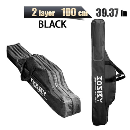 PROXPE Foldable Oxford Fishing Rod Bag – Multi-Purpose Fishing Gear Storage, 60-180cm High Quality