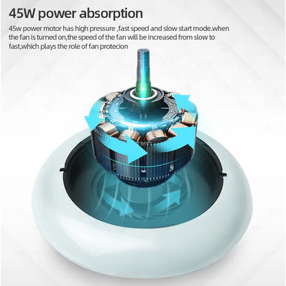 60W 35,000 RPM Nail Drill Machine with Vacuum Cleaner – Reusable Filter, Strong Nail Dust Collector, Professional Manicure Drill