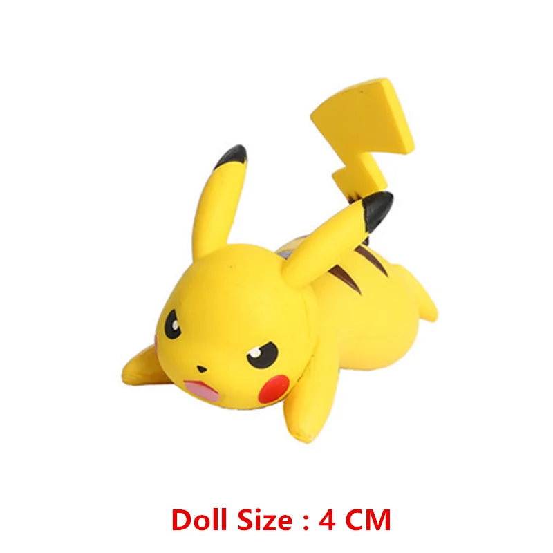Pokemon 4-13cm Anime Figures – Pikachu, Mewtwo, Charmander, Blastoise Action Model Toy Gifts