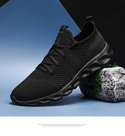 Men's Light Running Shoes – Comfortable, Breathable, Anti-Skid & Wear-Resistant Sneakers for Jogging & Sports