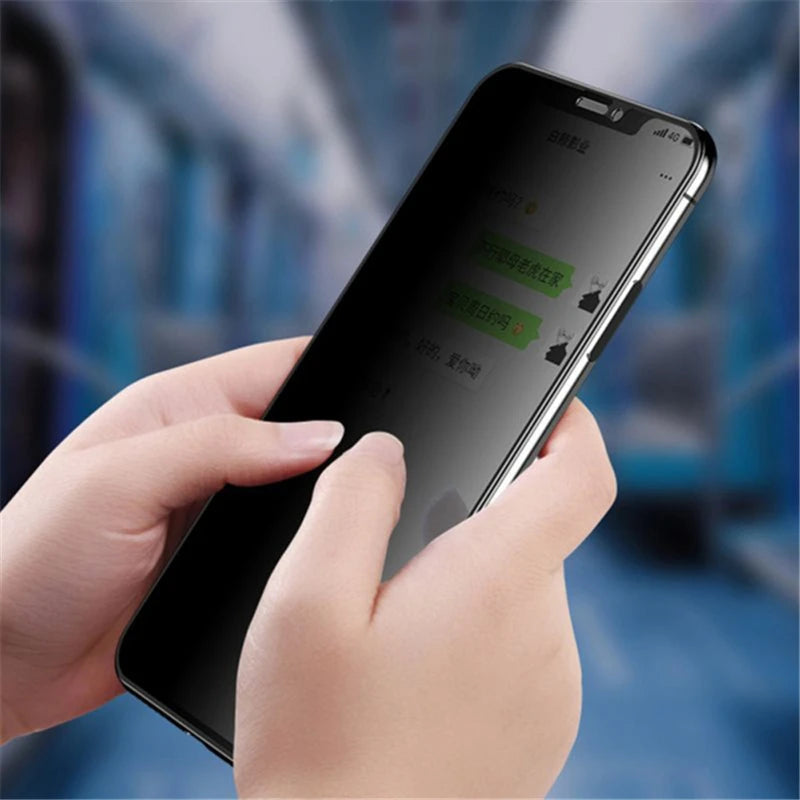 Anti-Spy Privacy Screen Protector Case – Compatible with iPhone 11-17, Pro, Pro Max, Plus & Mini