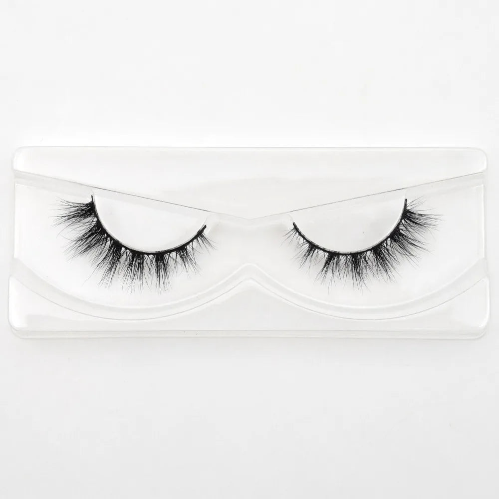 Visofree 3D Mink Eyelashes – Thick Handmade Full Strip Cruelty-Free False Lashes for Makeup M56
