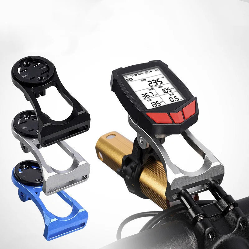 Aluminum Bike Computer & Camera Mount – Handlebar Bracket for Garmin, Road & Mountain Cycling (RR7322)