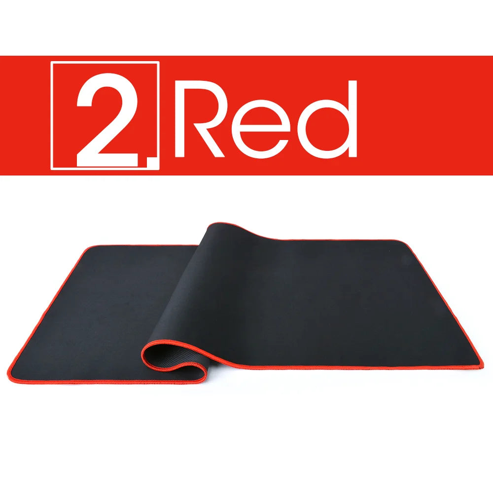 Large Waterproof Gaming Mouse Pad – Anti-Slip Natural Rubber Desk Mat with Locking Edge, Multi-Size PC Keyboard & Mouse Mat for Gaming & Office
