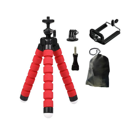Flexible Mini Octopus Tripod for GoPro Hero 12/11/10/9/8/7 Black MAX & Action Cameras Accessories