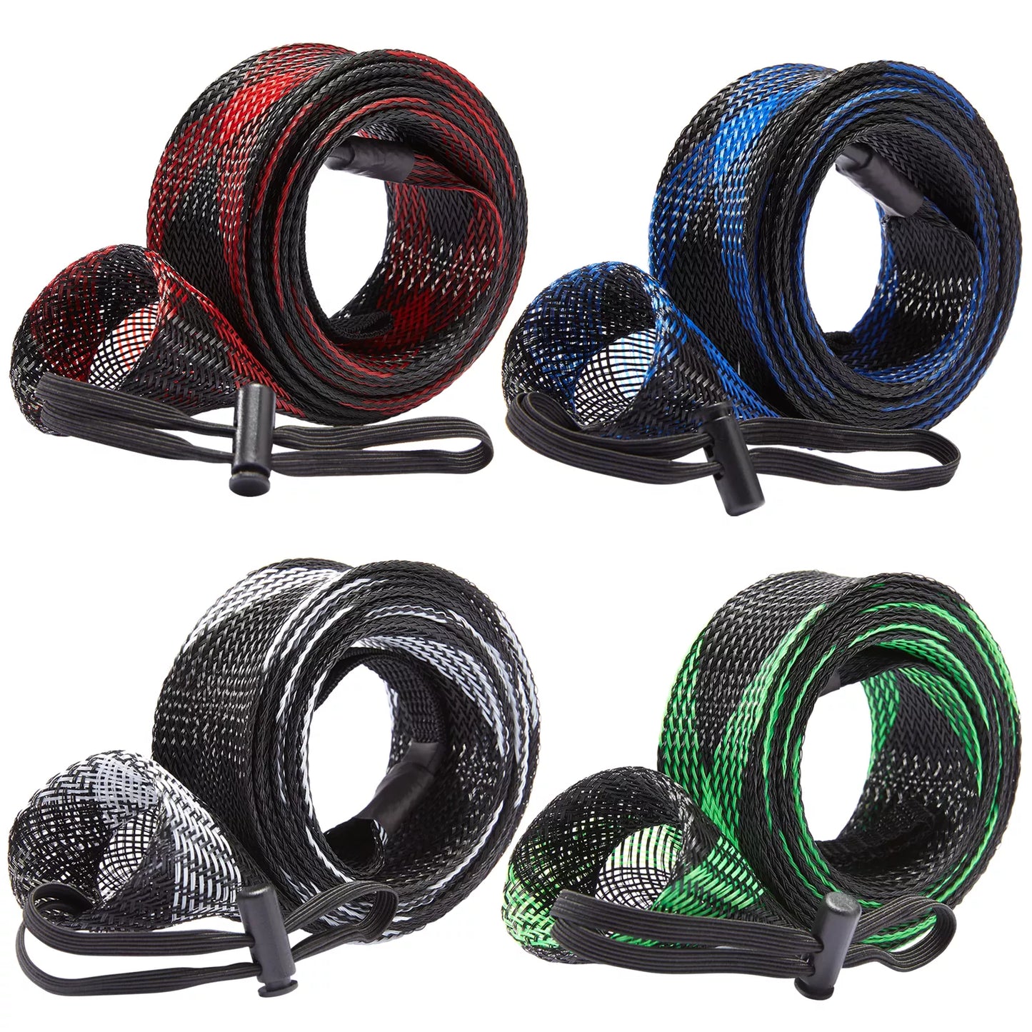 Bassdash Fishing Rod Sleeves: Protective Rod Socks for Casting and Spinning Poles Up to 7-1/2ft