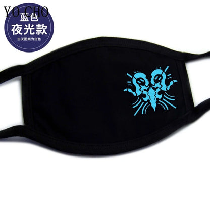 YO CHO Unisex Cotton Dust Mouth Mask – Anime Cartoon Respirator, Warm Mouth Muffle, Perfect Birthday Party Gift