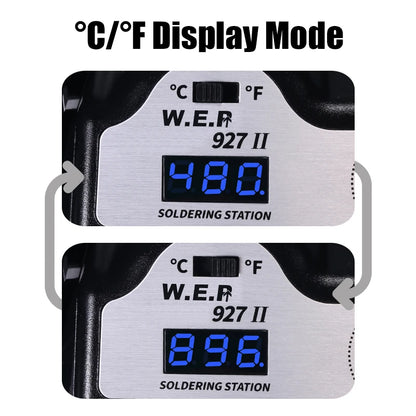 WEP 927-II 2 Helping Hands 60W Electric Soldering Iron Station with Digital Display and Adjustable Temperature Tool