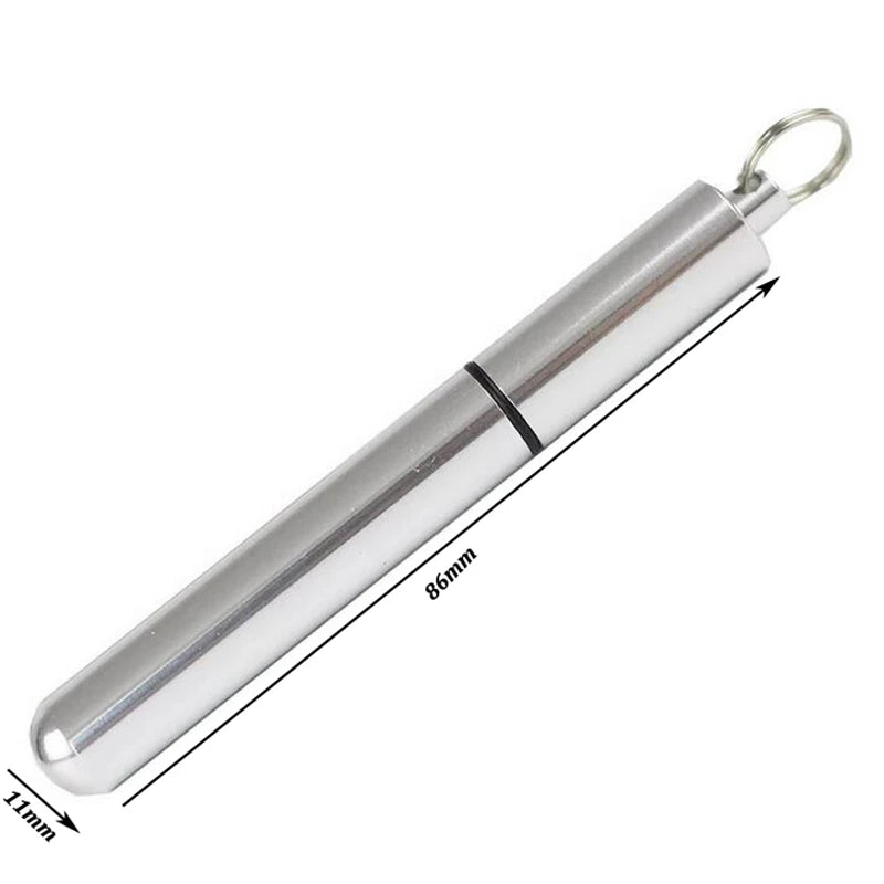 Durable Stainless Steel Toothpick Holder - Portable Rustproof Stand for Outdoor, Household, and Travel - Seal Storage Container Box Holder Case