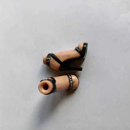 Assorted Doll Shoes Set — Sneakers, High-Heels & Boots Plastic Shoes for Girls’ Doll Accessories